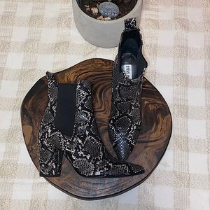 Steve Madden Snake Skin Boots